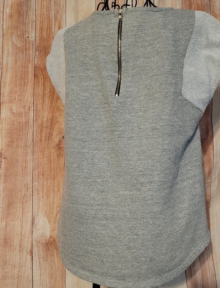 Bar III Capped Sleeve, High-Low Top - Picture 5 of 6